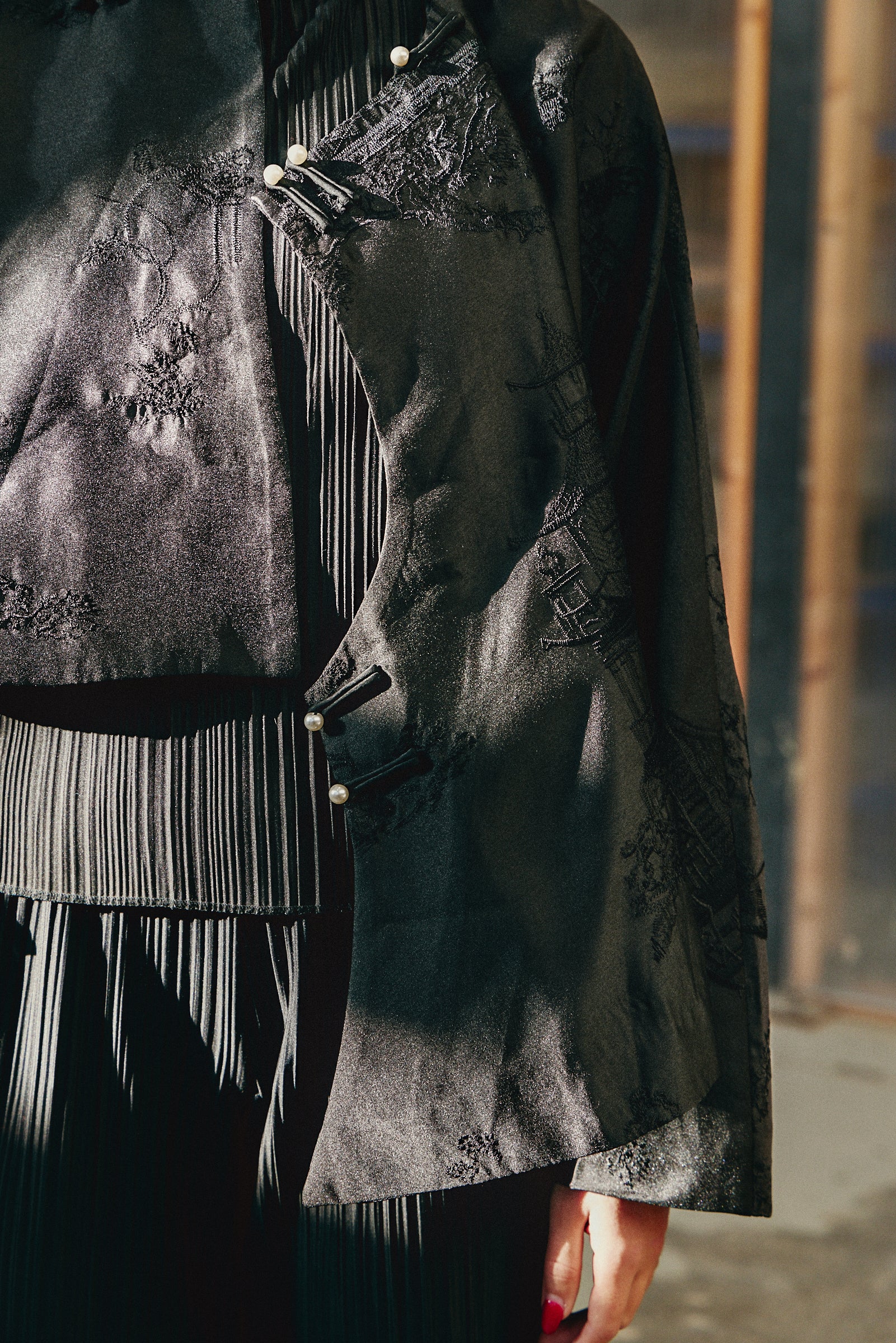 Asymmetric Pavilion Jacket