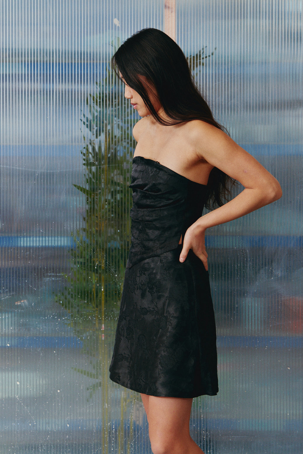 Peony Amber Silk Top