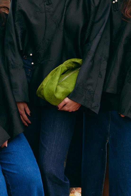 Dumpling Amber Silk Bag