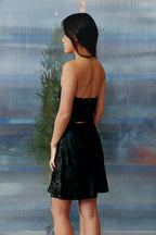 Peony Amber Silk Skirt