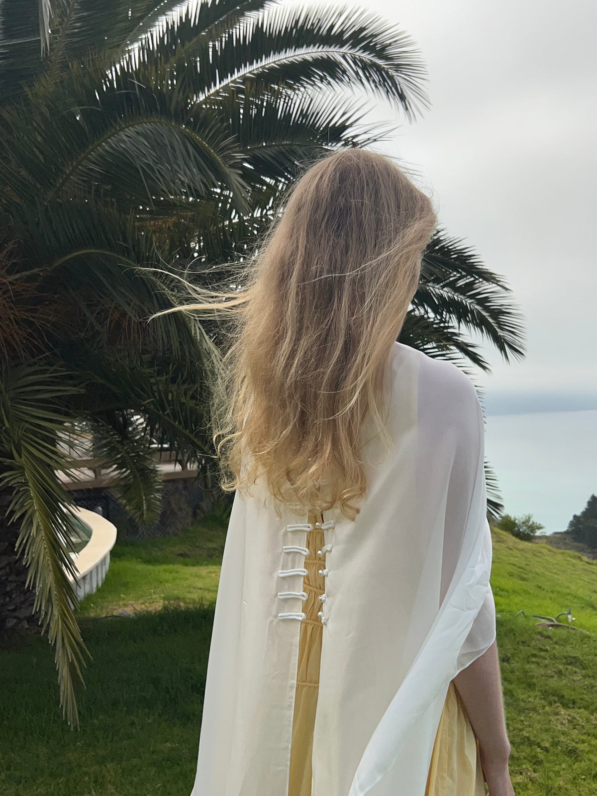 Adrift Silk Fringe Maxi Scarf