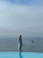 Adrift Silk Fringe Maxi Scarf