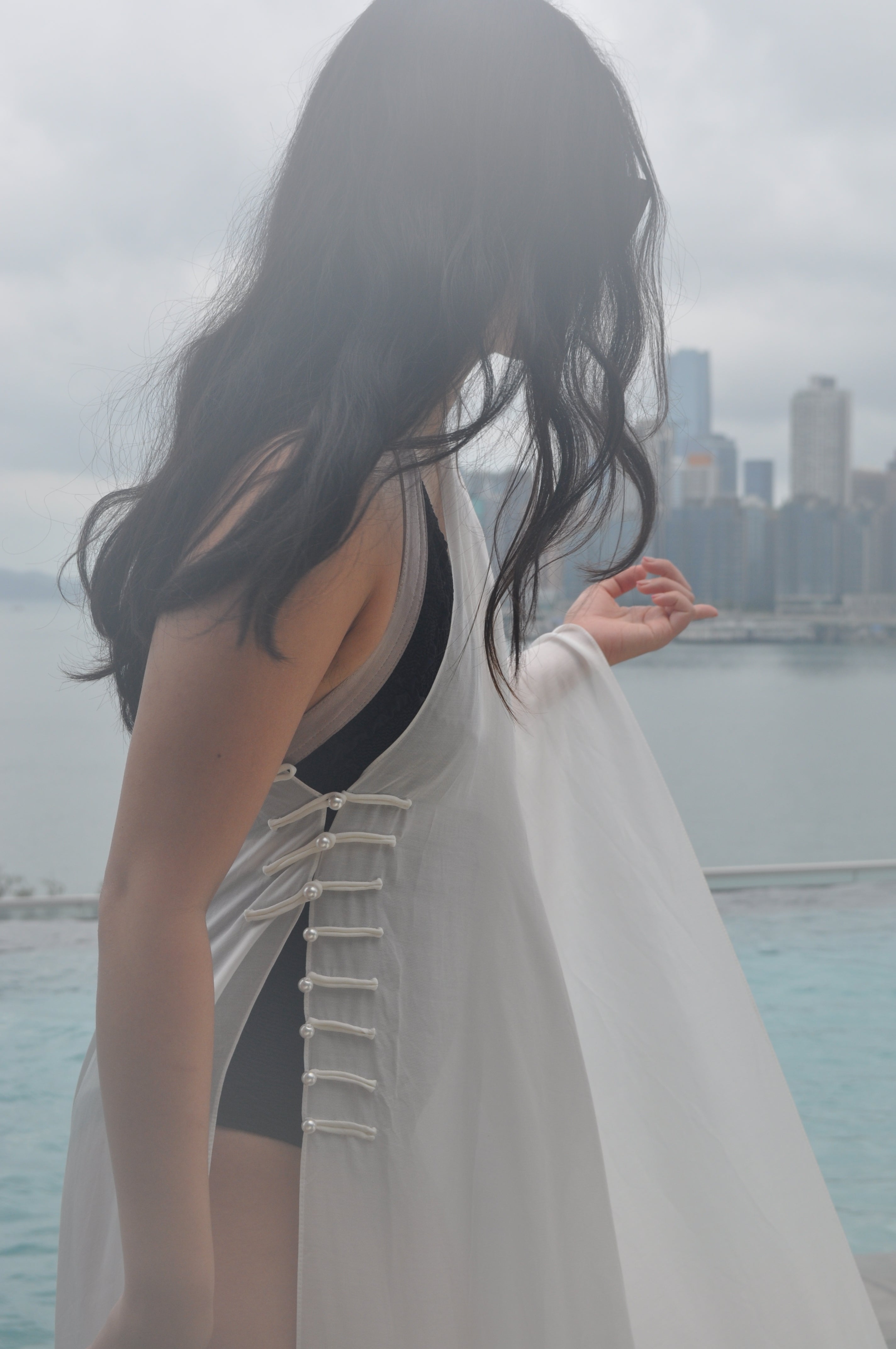 PRE-ORDER Adrift Silk Fringe Maxi Scarf