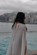 PRE-ORDER Adrift Silk Fringe Maxi Scarf