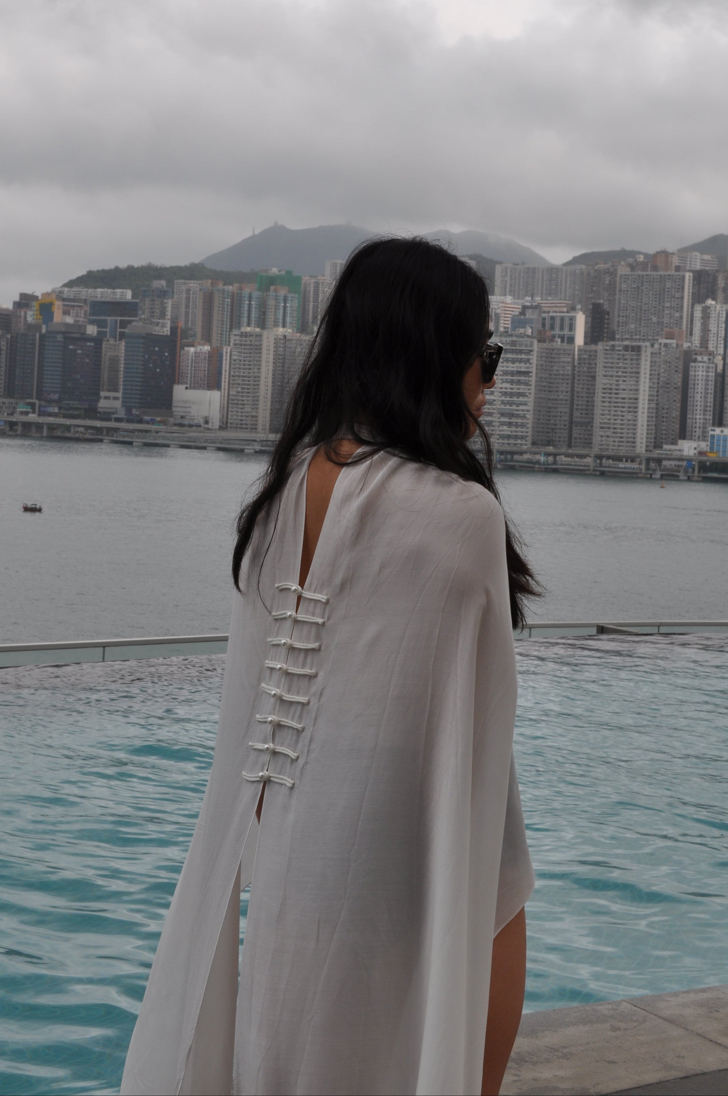PRE-ORDER Adrift Silk Fringe Maxi Scarf